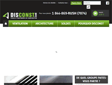 Tablet Screenshot of disconst.com